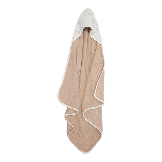 Little Dutch Newborn Naturals Hooded towel muslin Baby Bunny - 75 x 75 cm - Atelier Yvette