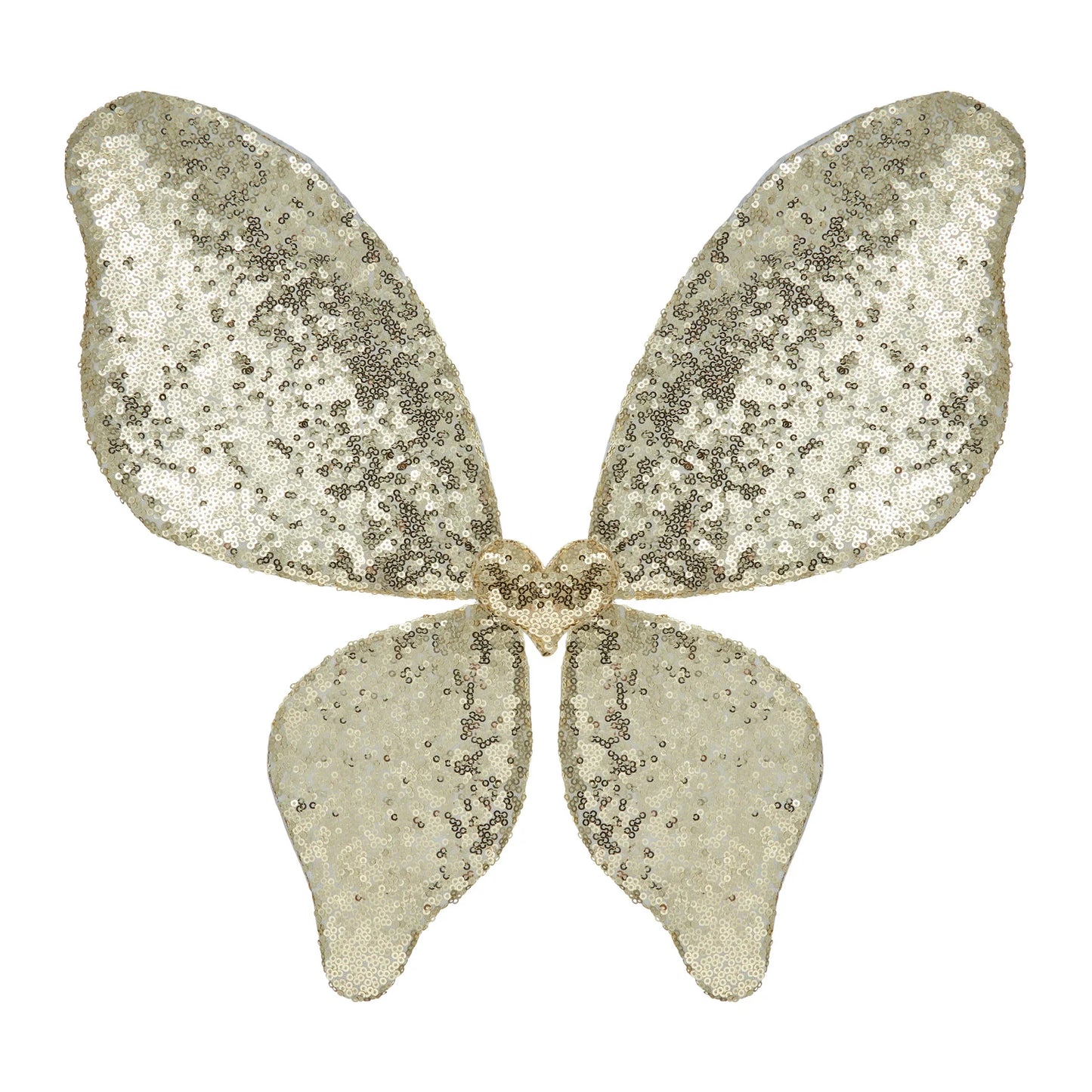 Sparkle Sequin Wings Gold