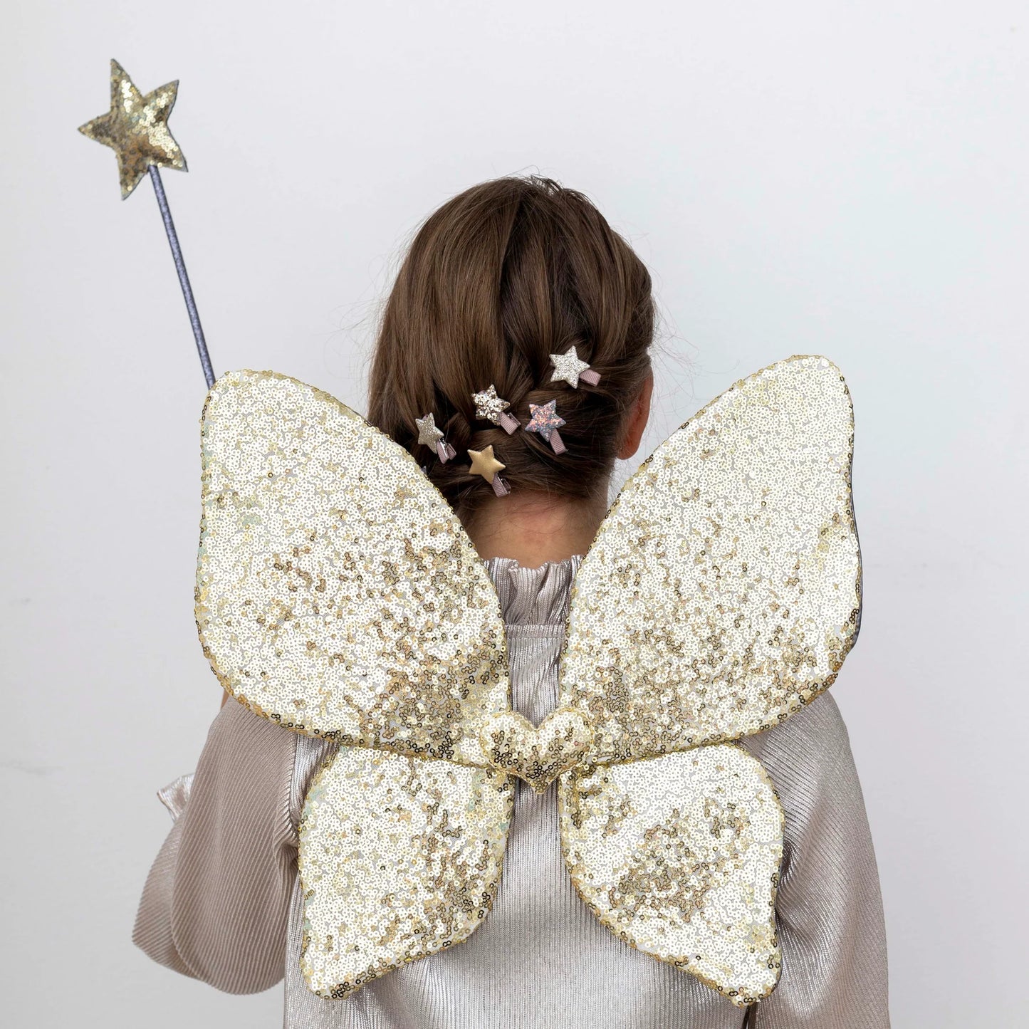 Sparkle Sequin Wings Gold
