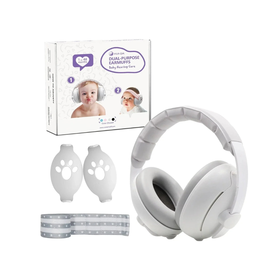 2-in-1 Baby Noise Cancelling Headphones & Earmuffs - Atelier Yvette