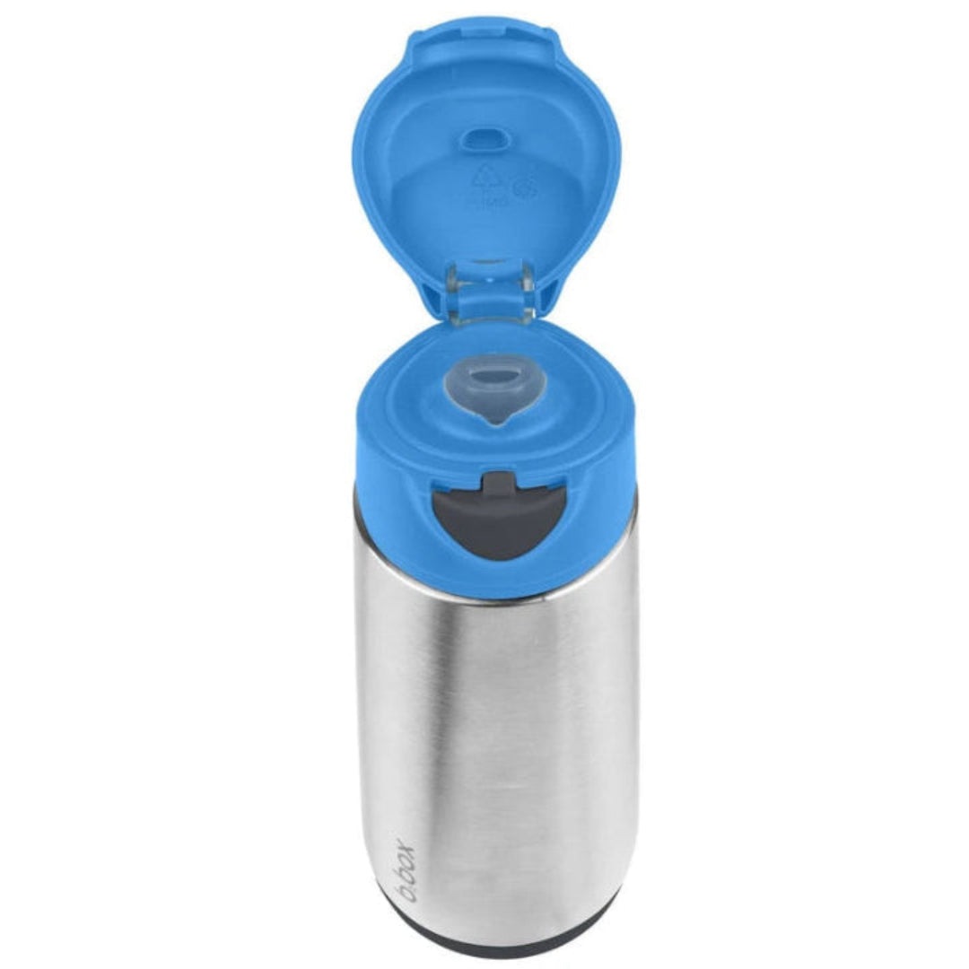 B.Box Insulated Spout Bottle-Blue Slate 500Ml