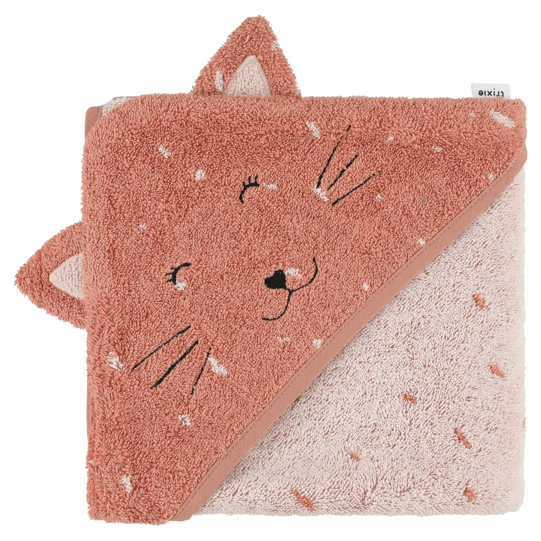 Hooded towel 75x75cm - Mrs. Cat