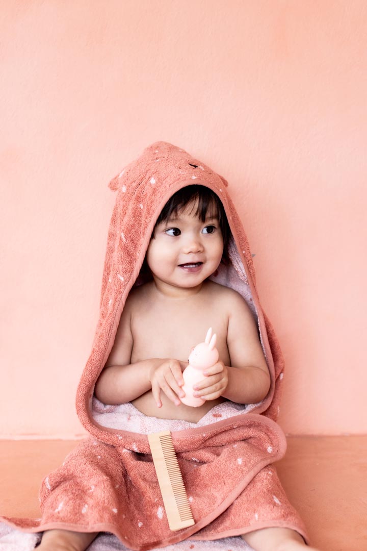 Hooded towel 75x75cm - Mrs. Cat