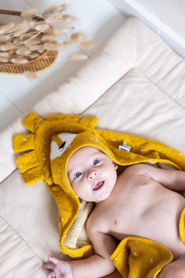 Hooded towel 75x75cm - Mr. Lion