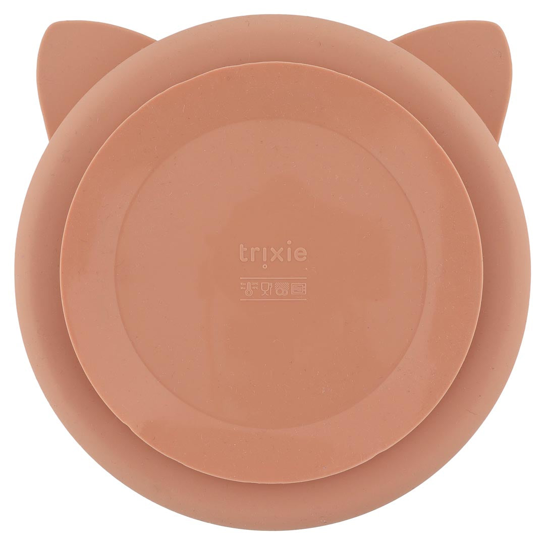 Silicone Divided Suction Plate - Mrs. Cat