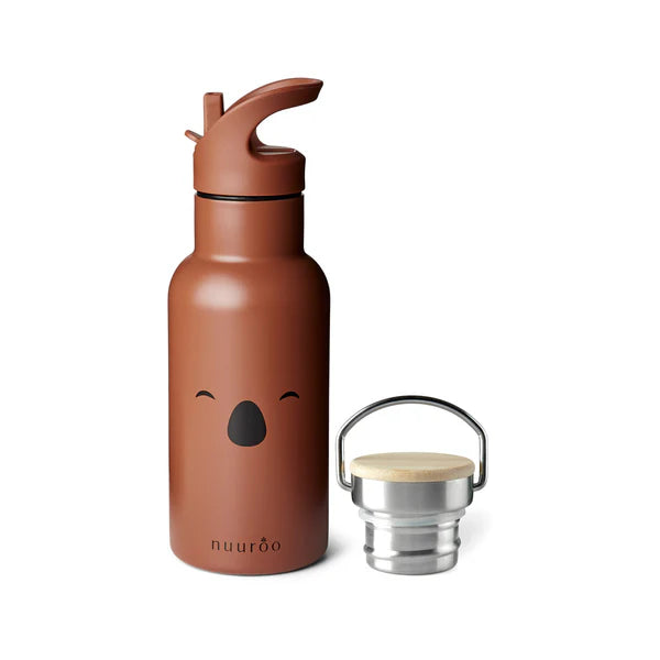 Nuuroo Bertil water bottle Koala 350 ml -Caramel cafe - Atelier Yvette