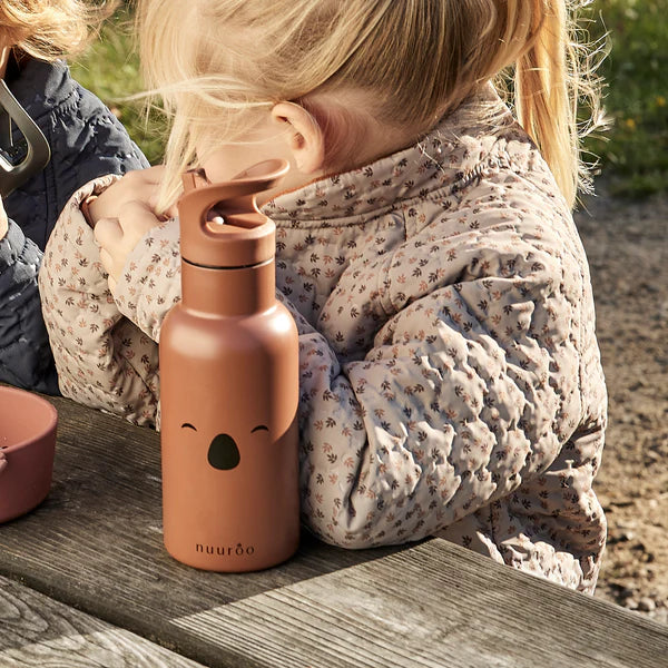 Nuuroo Bertil water bottle Koala 350 ml -Caramel cafe - Atelier Yvette