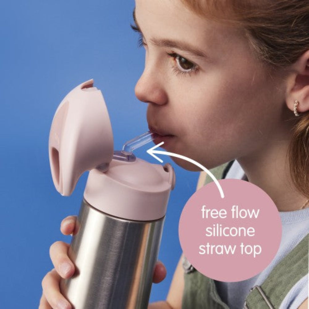 B.Box Insulated Drink Bottle-Blush Crush 500Ml