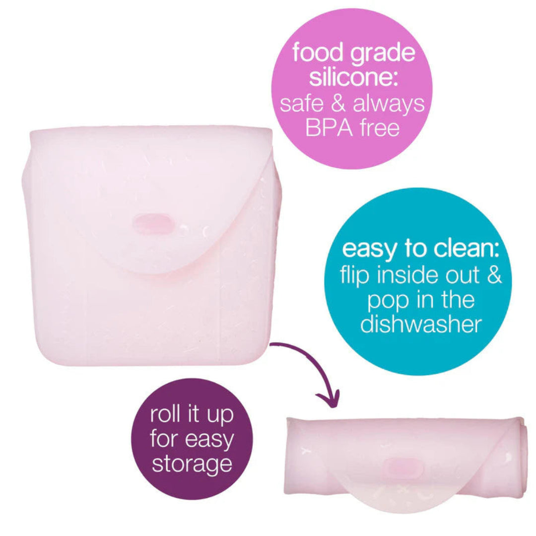 B.Box Silicone Lunch Pocket- Berry