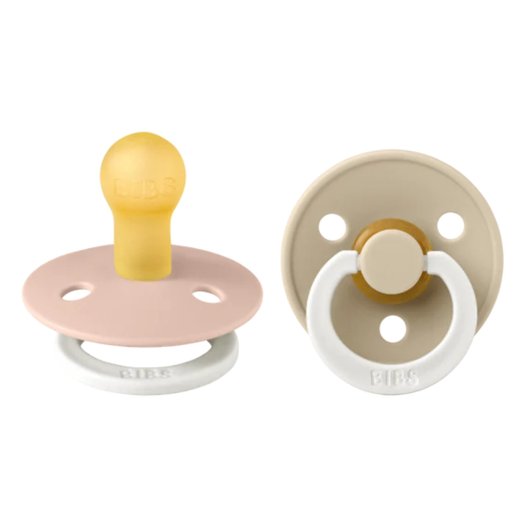 Bibs pacifier 2 Pack Latex Glow +0 Blush GLOW/Vanilla GLOW - Atelier Yvette