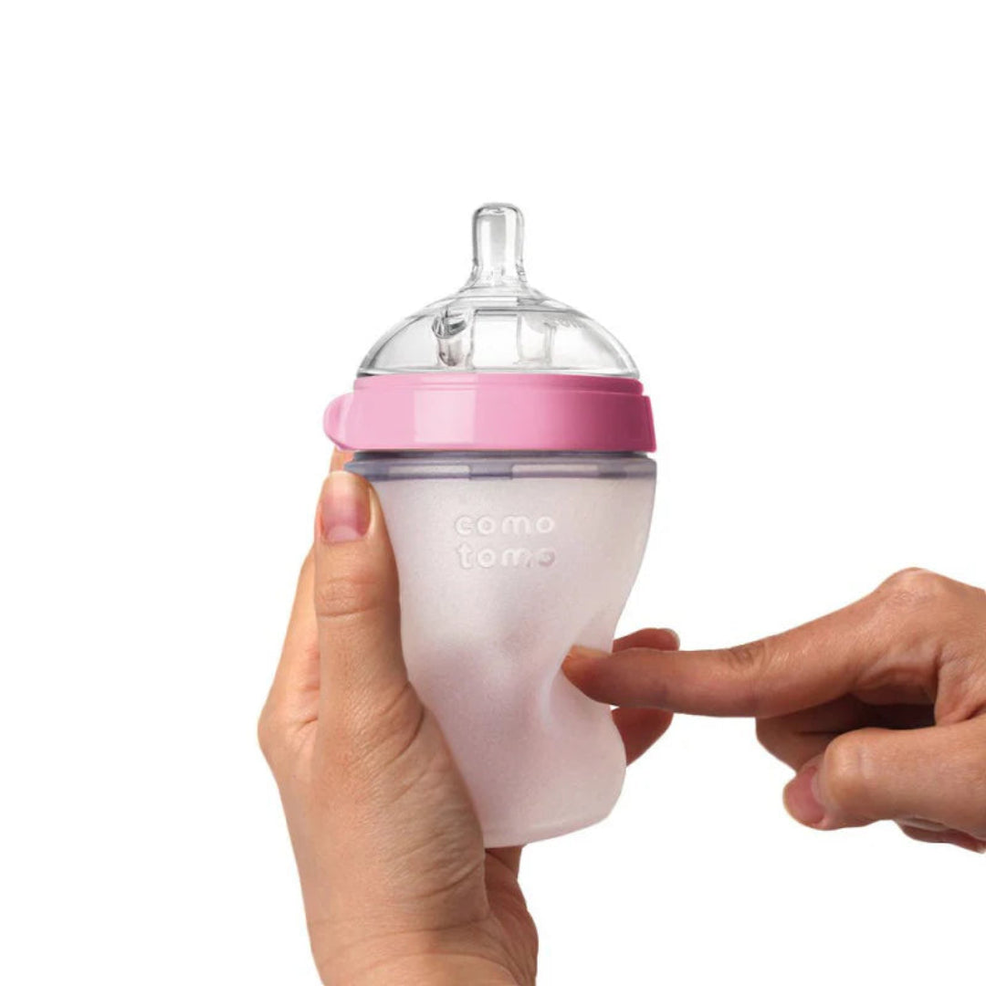 Comotomo 150ml Pink Baby Bottle - Atelier Yvette