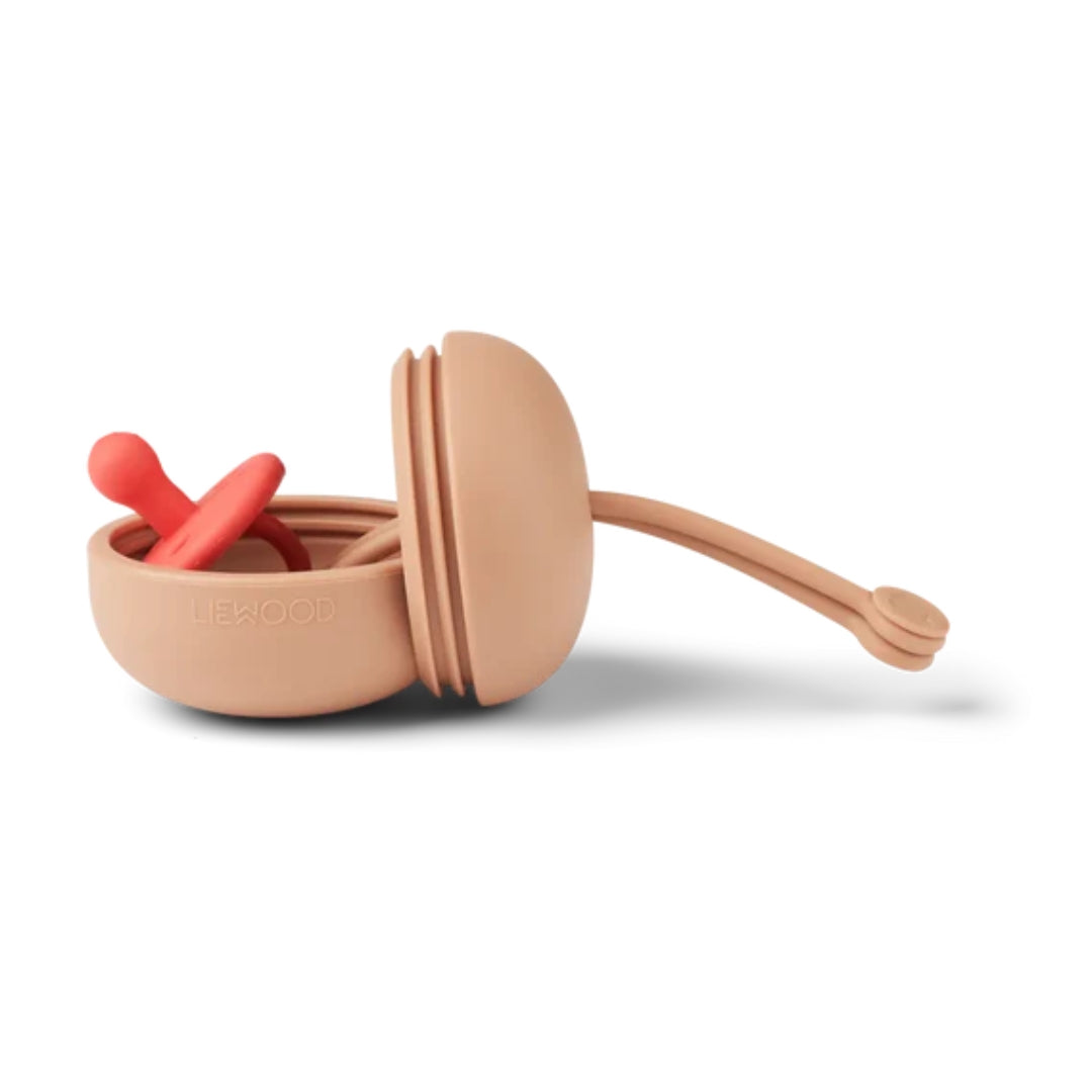 Liewood Philip Pacifier Box - Tuscany rose - Atelier Yvette