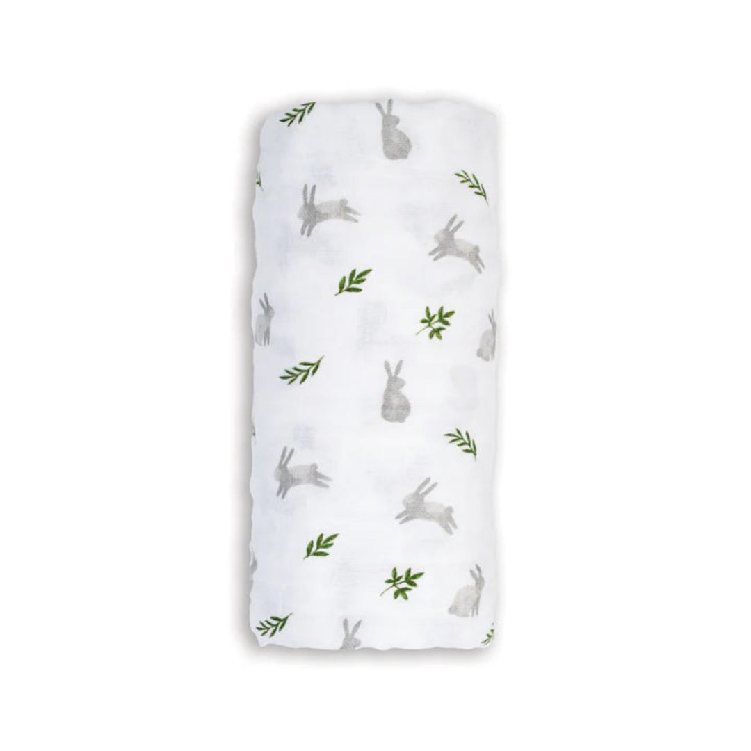 Cotton Muslin Swaddle-Bunnies