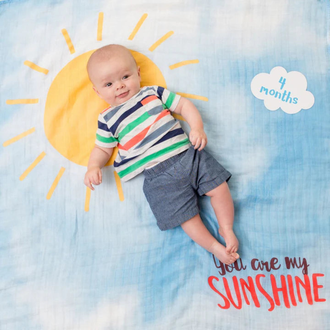 Baby’s First Year -You Are My Sunshine Milestone Blanket