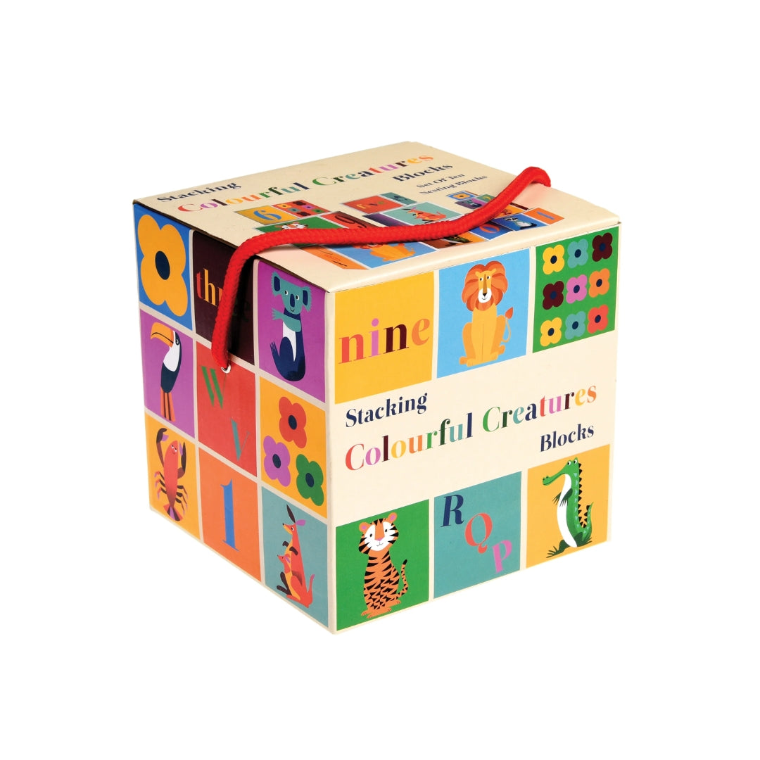 Rex London Colourful Creatures Stacking Blocks - Atelier Yvette