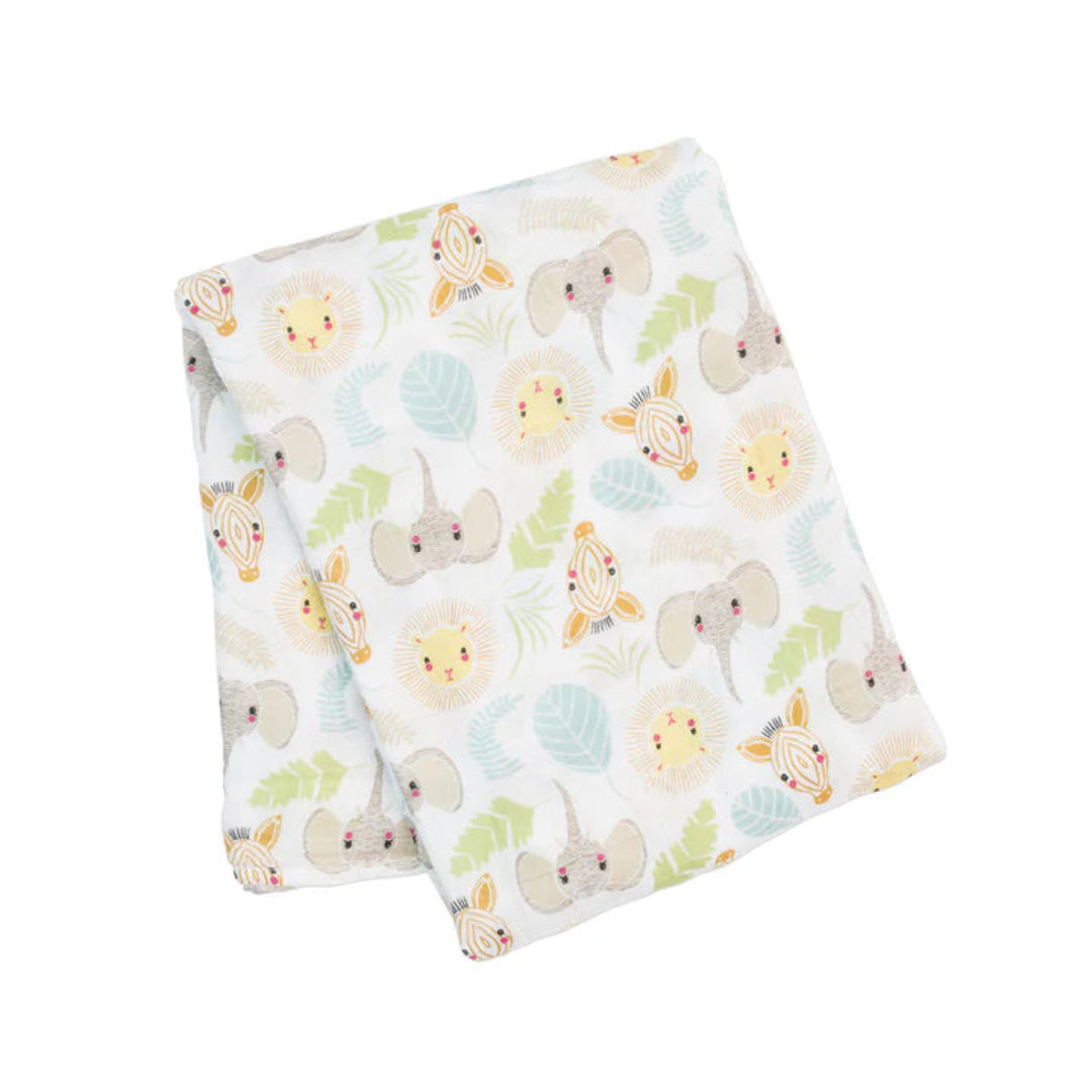 Cotton Muslin Swaddle-Jungle Safari