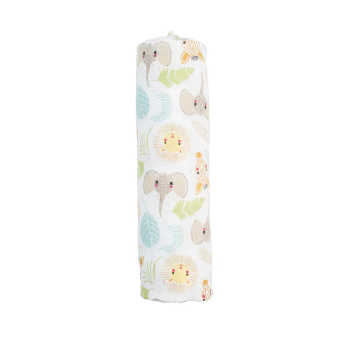 Cotton Muslin Swaddle-Jungle Safari