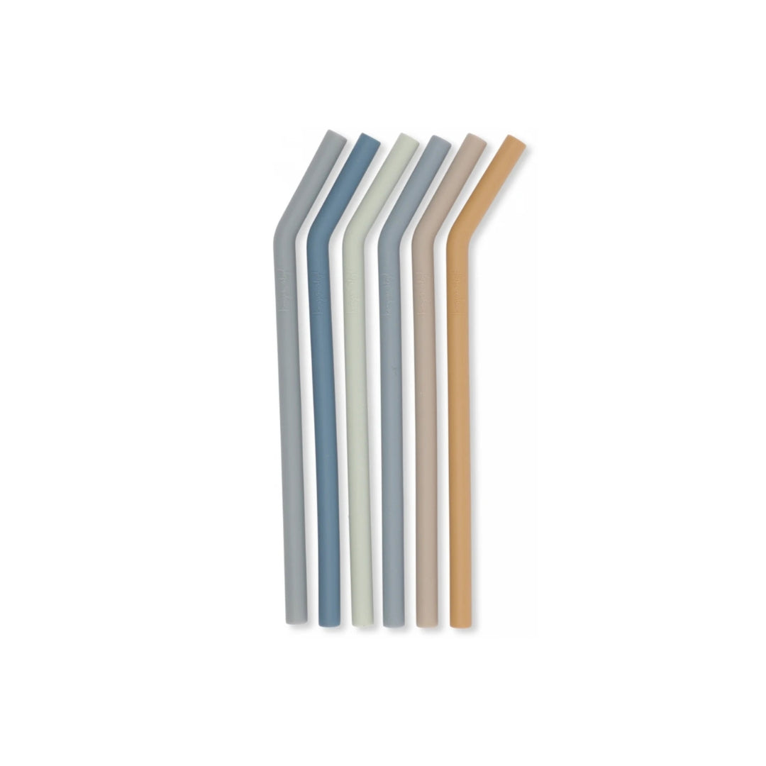 Konges Slojd Silicone Straws ( set of 6) - Atelier Yvette