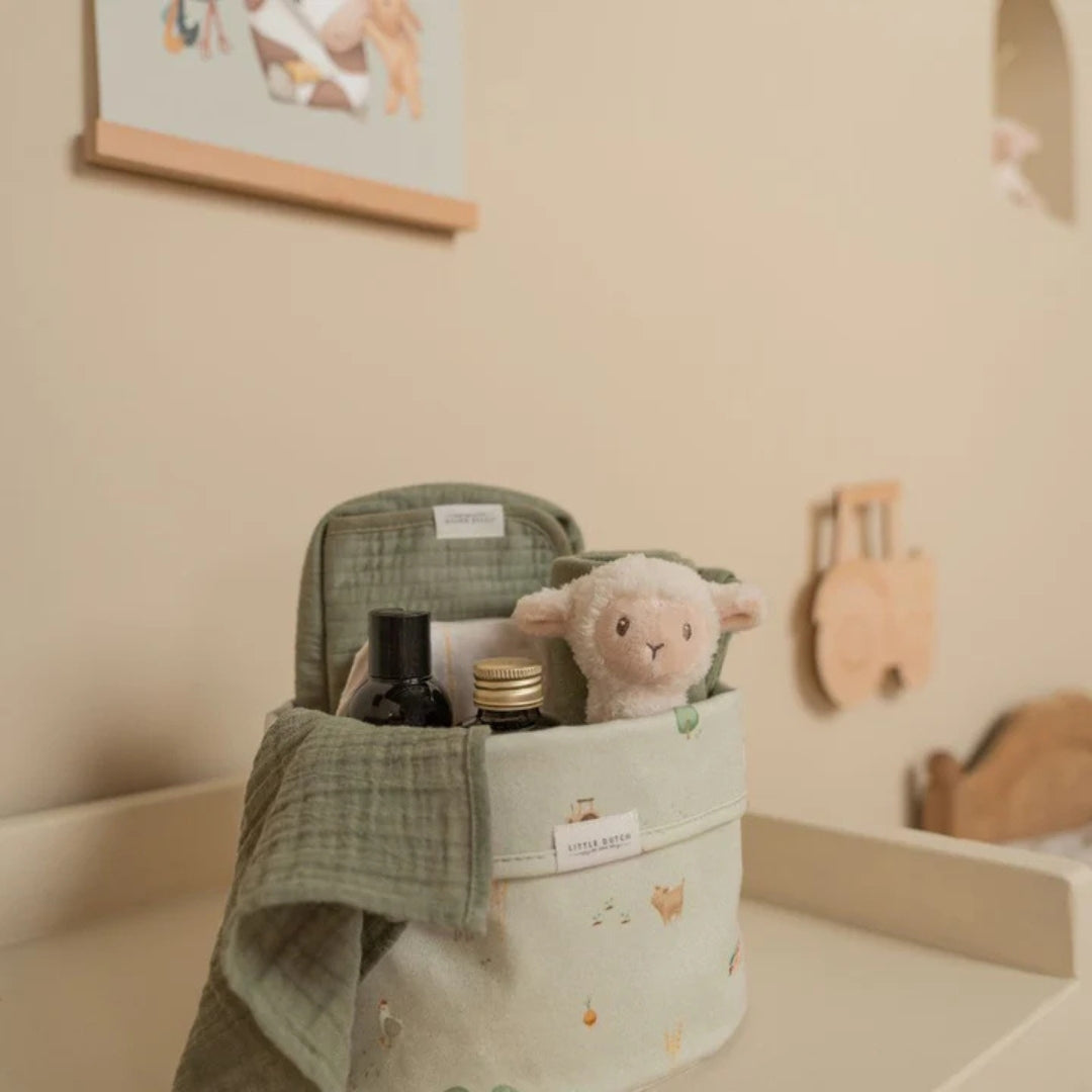 Little Dutch Swaddle 120 x 120 cm Muslin Little Farm - Atelier Yvette