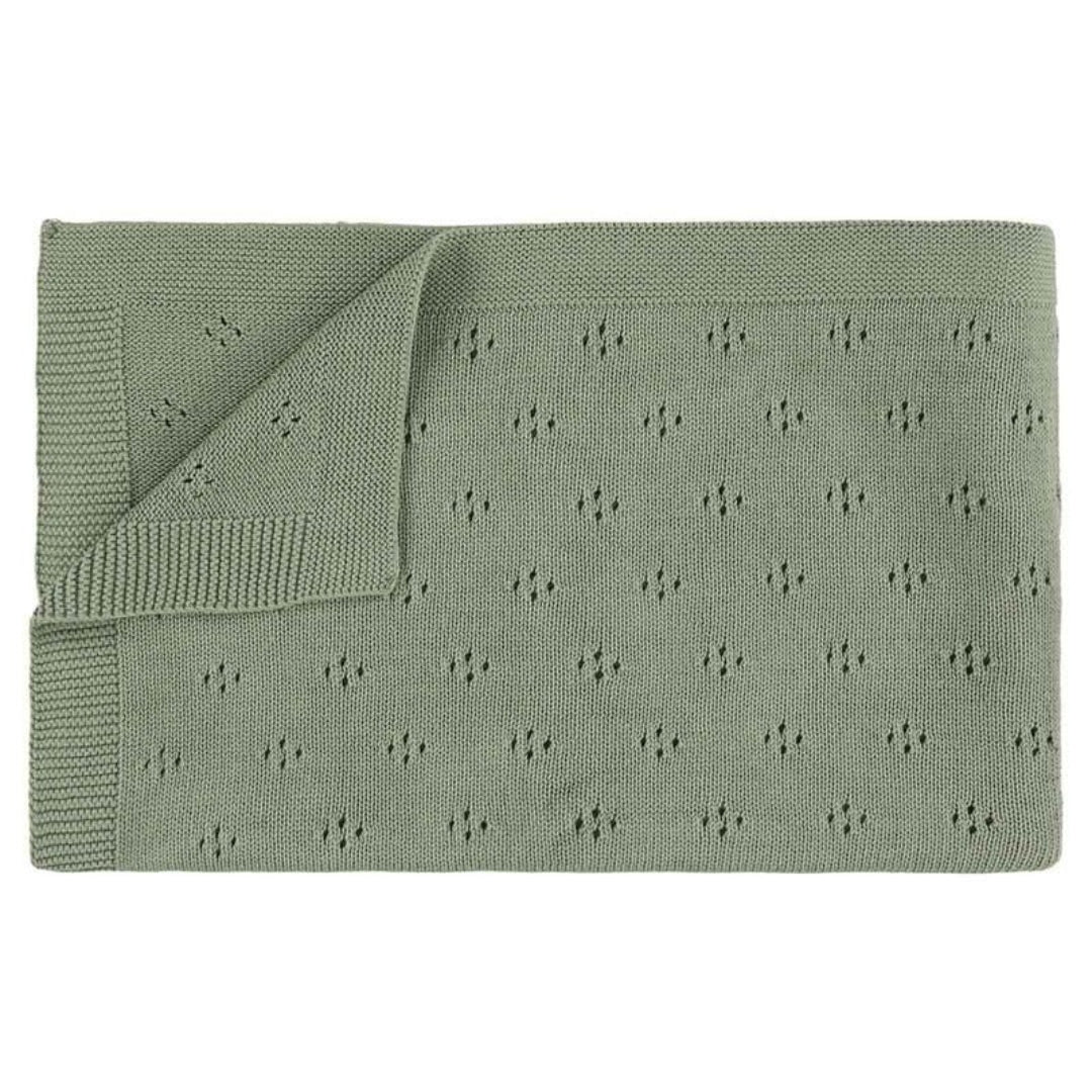 Trixie Knitted Blanket Olive 75x100cm -Olive ( 0+)