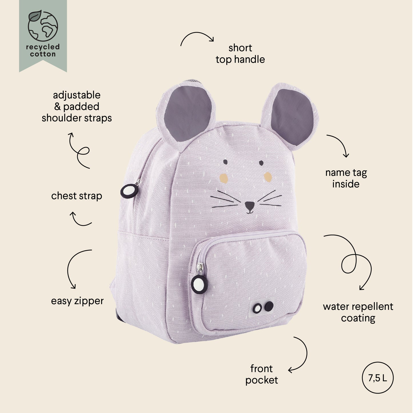 Trixie - Backpack - Mrs. Mouse