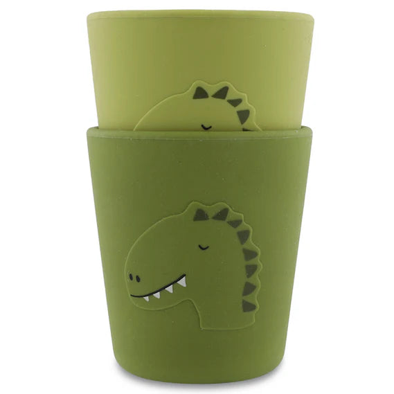 Trixie Silicone Cup 2-Pack - Mr. Dino - Atelier Yvette