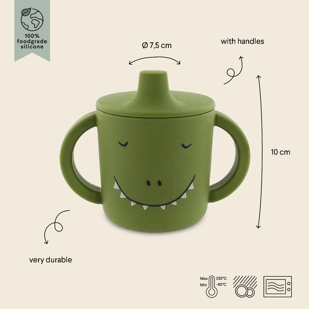 Trixie Silicone Sippy Cup - Mr. Dino - Atelier Yvette