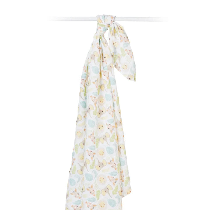 Cotton Muslin Swaddle-Jungle Safari
