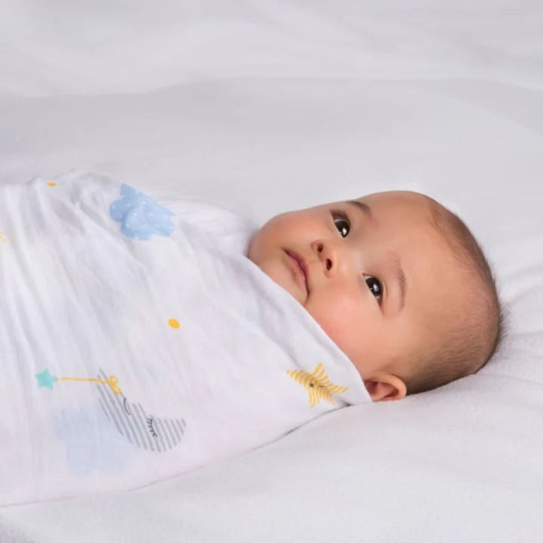 Cotton Muslin Swaddle-Dreamland