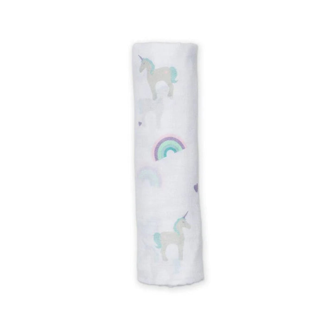 Cotton Muslin Swaddle-Rainbows