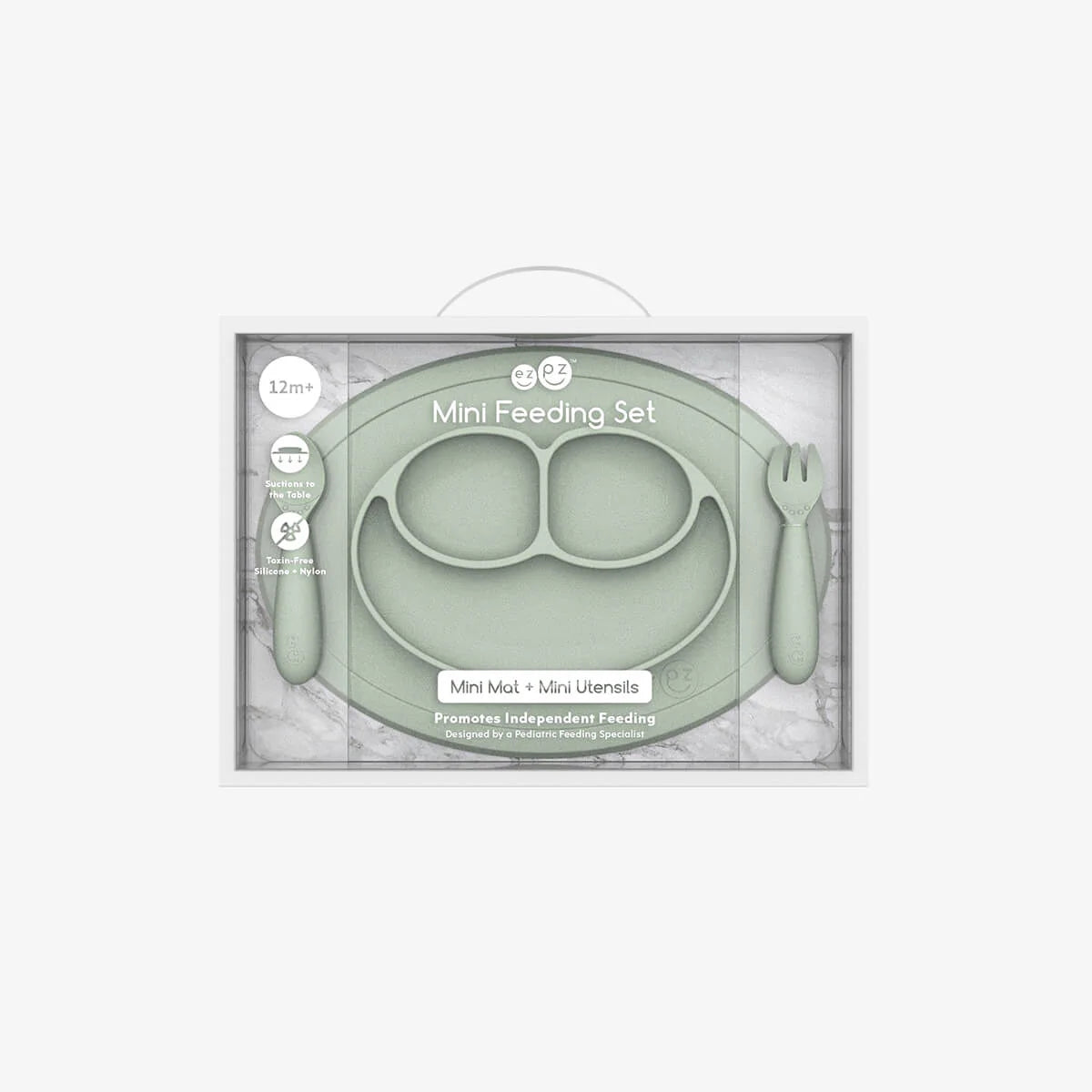 Mini Feeding Set (12m+) -Sage