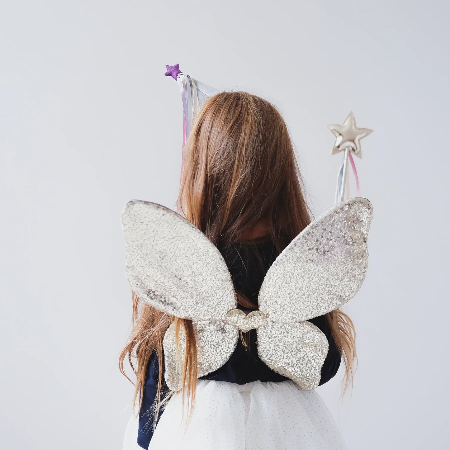 Sparkle Sequin Wings Gold
