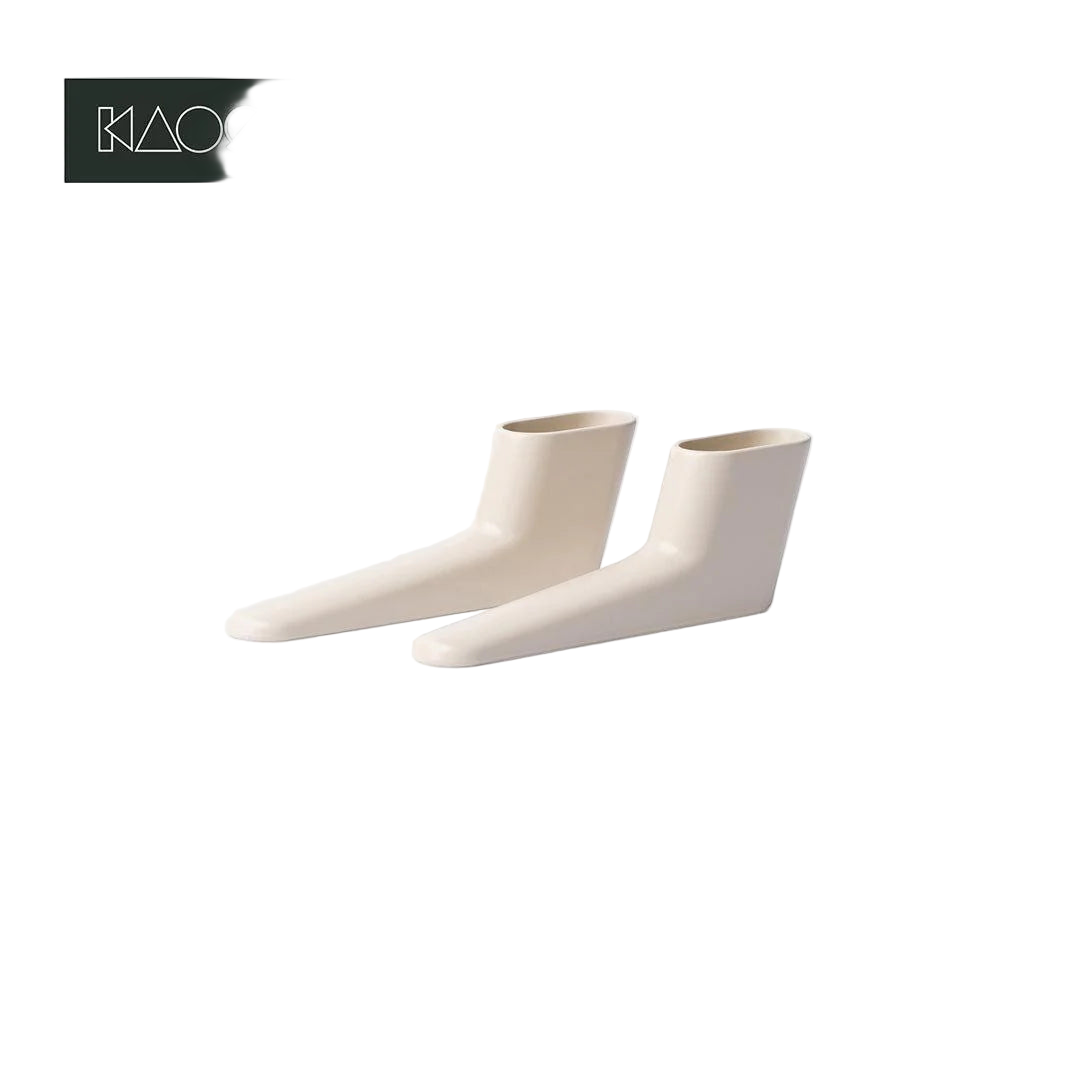 KAOS Anti Tilting Slippers For Wooden Chair - Cream