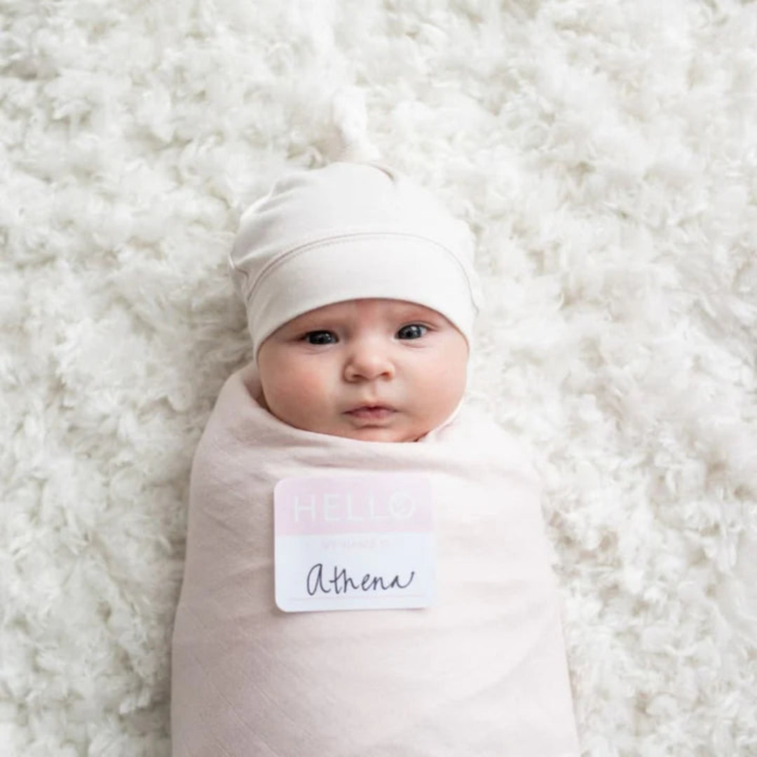 Hat & Swaddle Sets-Pink