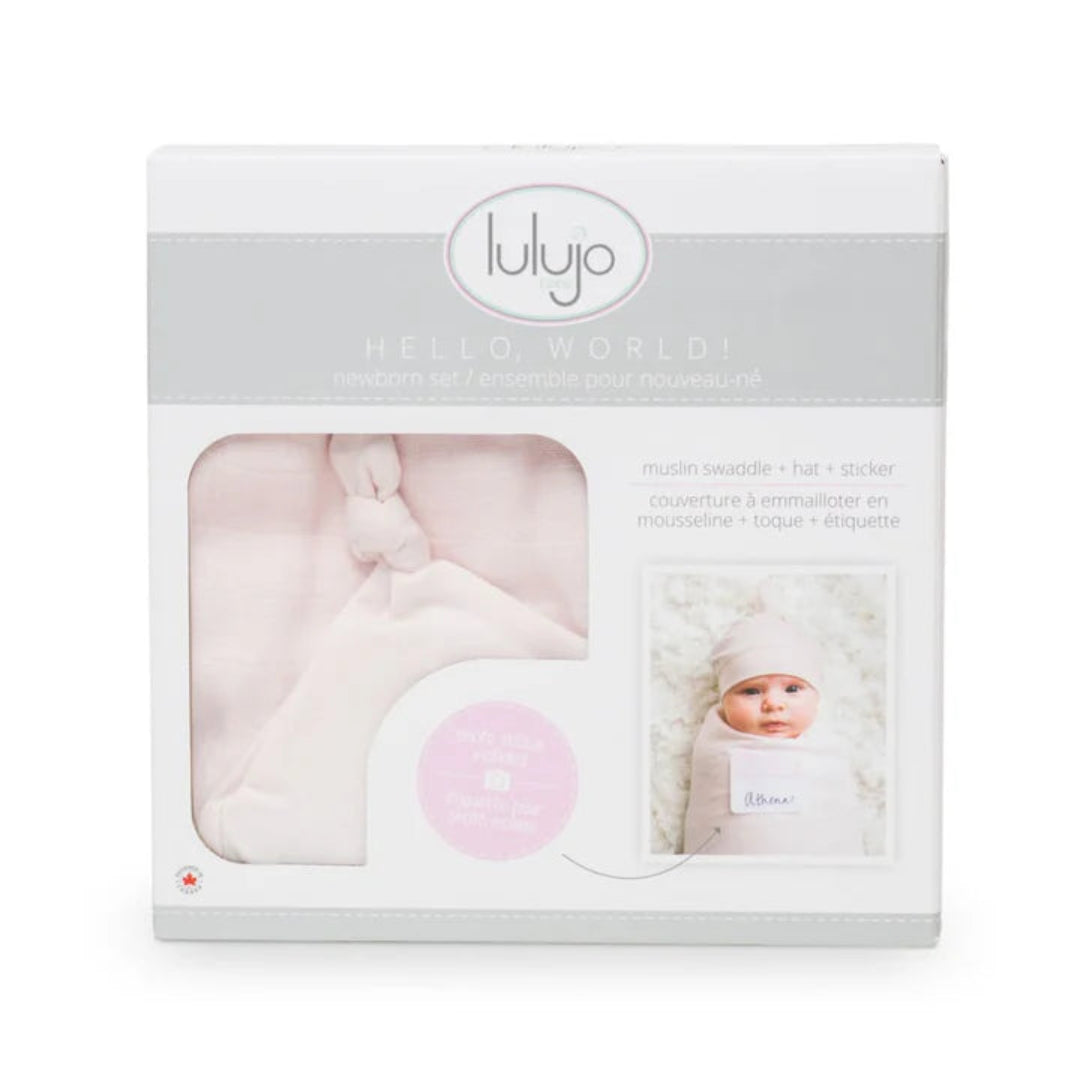 Hat & Swaddle Sets-Pink