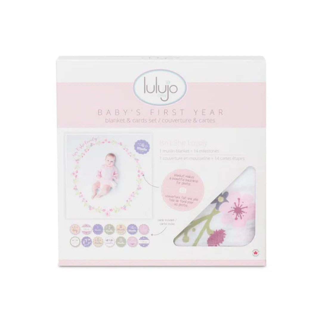 Baby’s First Year Isn't She Lovely - Milestone Blanket