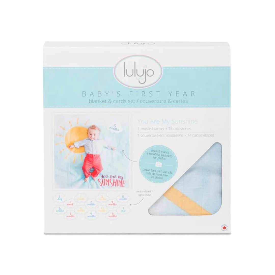 Baby’s First Year -You Are My Sunshine Milestone Blanket