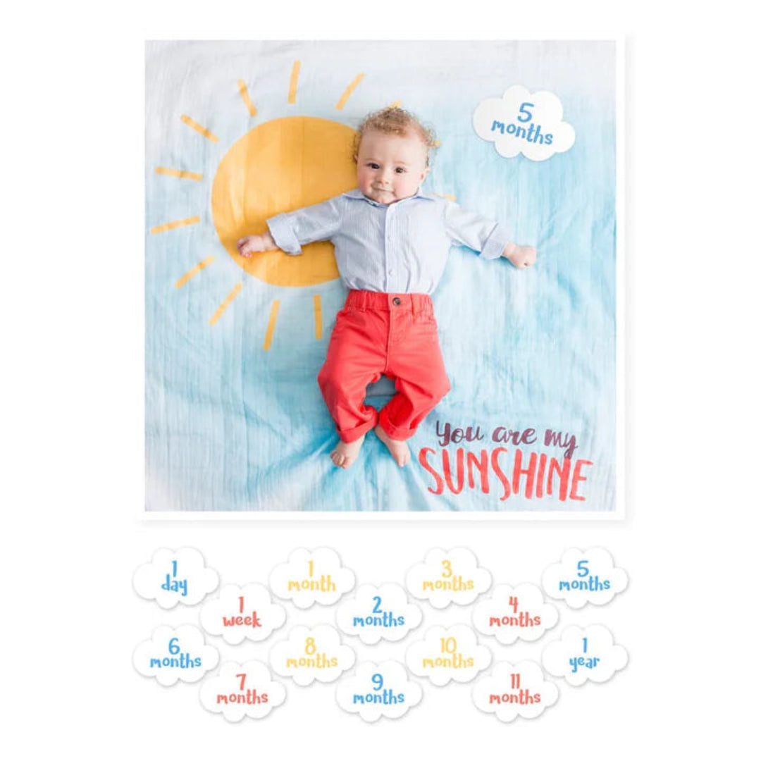 Baby’s First Year -You Are My Sunshine Milestone Blanket