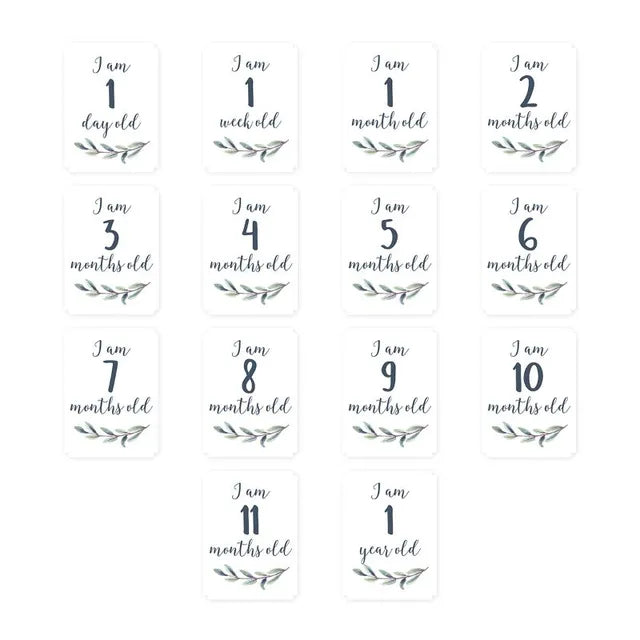 Lulujo - Baby's First Year Blanket & Cards Set Hello World - Atelier Yvette