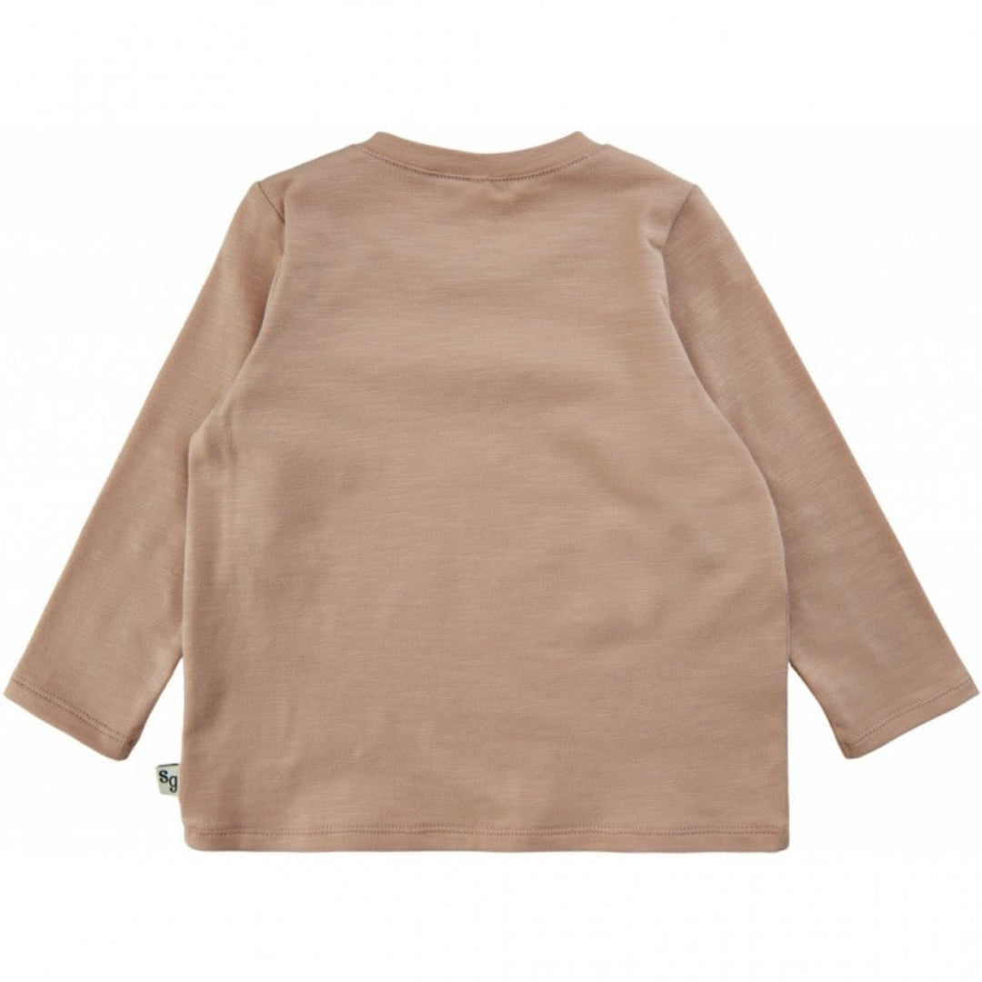 Soft Gallery Spacedog tee - beige long sleeve T-shirt - Atelier Yvette