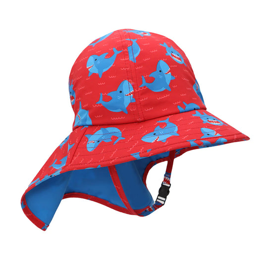Cape Sunhat  UPF50+ - Sherman the Shark