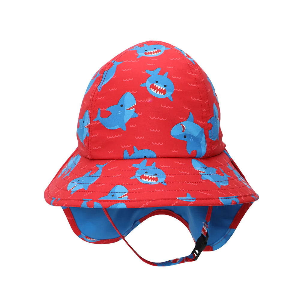 Cape Sunhat  UPF50+ - Sherman the Shark