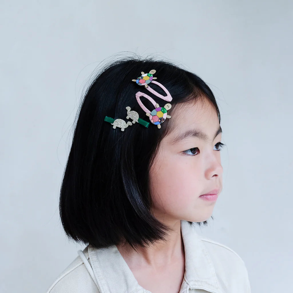 Tortoise Clic Clac Hair Clips