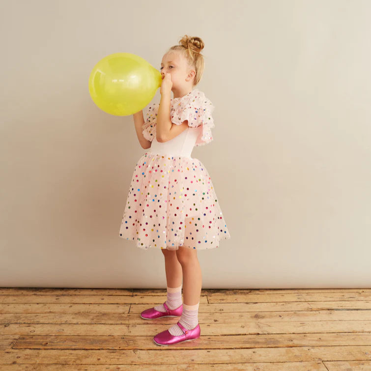 Bob & Blossom- Pink Spot Layer Cape