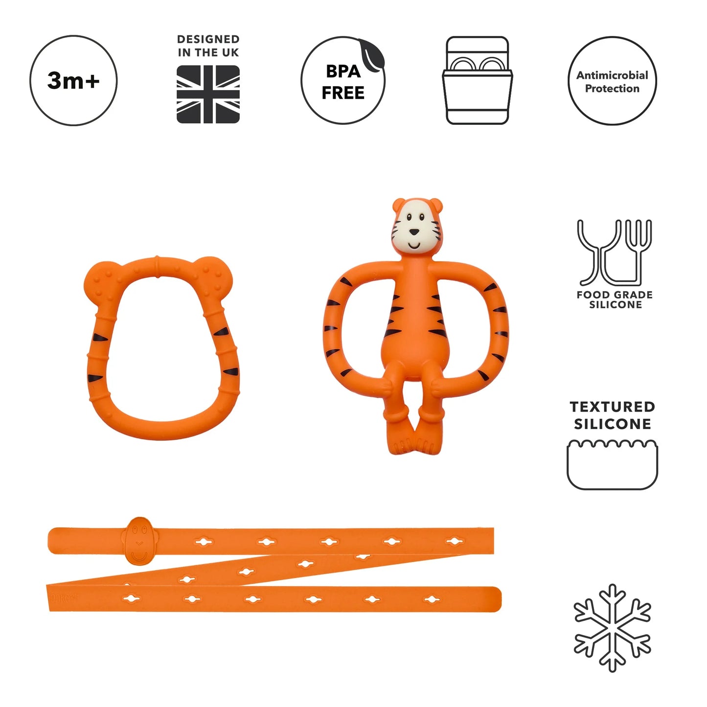 Tiger Teething Gift set