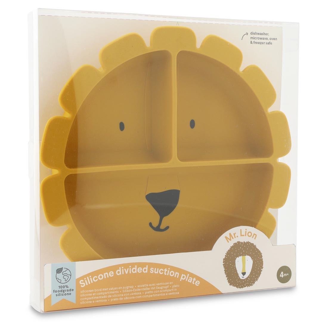 Silicone Divided Suction Plate - Mr. Lion