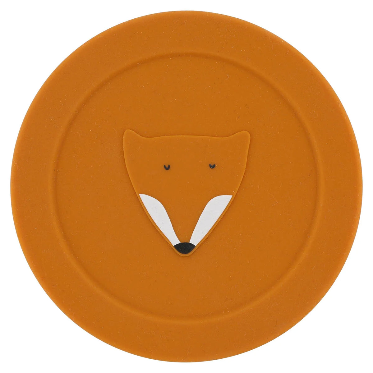 Silicone snack pot with lid - Mr. Fox
