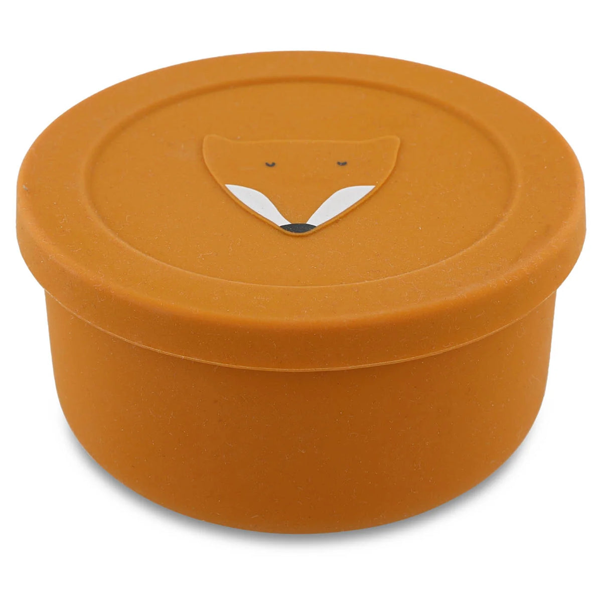 Silicone snack pot with lid - Mr. Fox