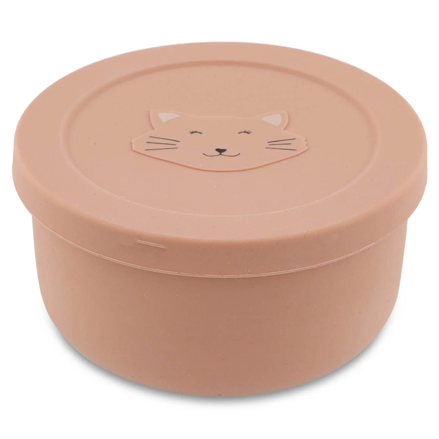 Silicone snack pot with lid - Mrs. Cat