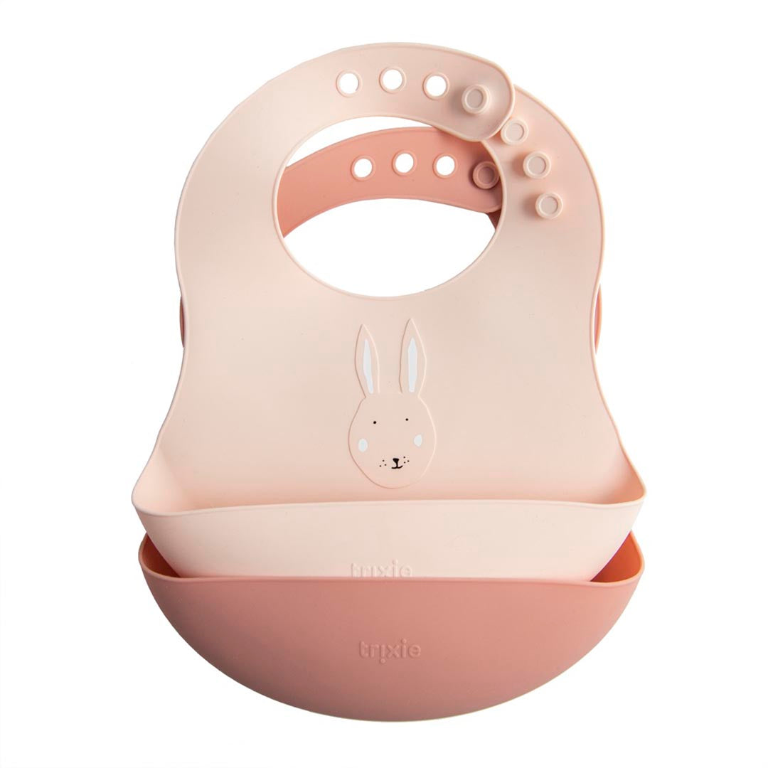 Silicone Bib 2-Pack - Mrs. Rabbit